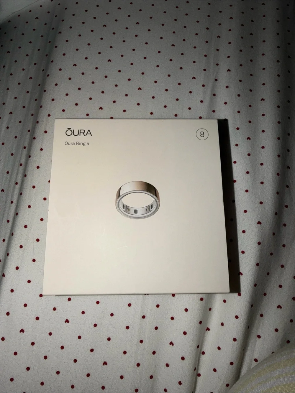 Oura Ring 4 Gen 4- Rose gold Size 8